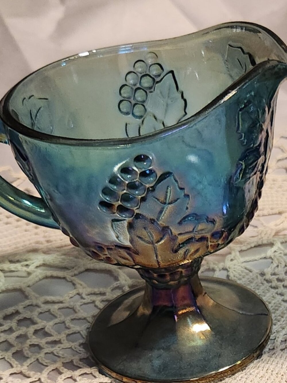 Indiana Glass Creamer & Sugar Set